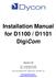 Installation Manual for D1100 / D1101 DigiCom