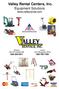 Valley Rental Centers, Inc.