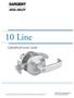 10 Line. Cylindrical Lever Locks