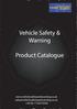 Vehicle Safety & Warning. Product Catalogue (0)