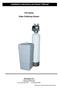 Installation Instructions and Owner s Manual. XTS Series. Water Softening System