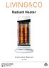 Radiant Heater. Instruction Manual QH-200 N13275