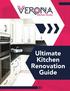 Wanting to renovate your kitchen and don t know where to start? Follow these simple steps Verona recommends.