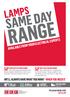 RANGE SAME DAY LAMPS AVAILABLE FROM YOUR ELECTRICAL EXPERTS WE LL ALWAYS HAVE WHAT YOU WANT - WHEN YOU NEED IT. For great deals visit cef.co.
