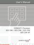 User s Manual. CONCEPT Processor 305 DW / 405 DW / 505 DW 505 DW XP