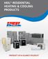 HEIL RESIDENTIAL HEATING & COOLING PRODUCTS