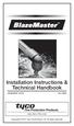 Installation Instructions & Technical Handbook.   Copyright 2013 Tyco Fire Products, LP. All rights reserved.