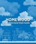 HOMEWOOD. Architectural Style Guide
