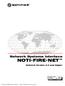 NOTI FIRE NET. Network Systems Interface. Network Version 4.0 and Higher. Technical Manuals Online! -