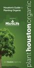 Houston s Guide to Planting Organic