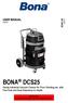BONA DCS25 Handy Industrial Vacuum Cleaner for Floor Grinding etc. with Fine Dust and Dust Hazardous to Health
