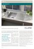 The range feature sleek lines and geometric angles for a bold, clean and contemporary look. Clark introduces the versatile Evolution Care sink range
