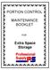 PORTION CONTROL MAINTENANCE BOOKLET. Extra Space Storage