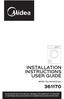 INSTALLATION INSTRUCTIONS USER GUIDE. MIDEA 7kg Vented Dryer