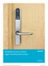 Wireless Access Control Light Commercial Lockset. WIACCOCAT - Wireless Access Control Light Commercial Lockset Catalogue_