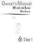 Owner's Manual. WS Series. Water Softener