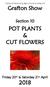 POT PLANTS & CUT FLOWERS