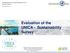 Sustainability and Energy Management Unit Executive Board Andreas Wanke. Evaluation of the UNICA - Sustainability Survey