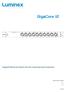 GigaCore 12. Gigabit Ethernet Switch for the entertainment industry. Quick Start Guide. V2.1.0 Rev5. English