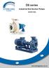 DS series STERLING PUMPS. Industrial End Suction Pumps ISO/DP