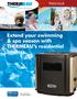 Extend your swimming & spa season with THERMEAU s residential heaters.