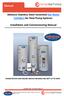 Advance Stainless Steel Unvented Hot Water Cylinders for Heat Pump Systems. Installation and Commissioning Manual
