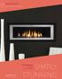 RHAPSODY DIRECT VENT GAS FIREPLACES SIMPLY STUNNING. Contemporary. Fireplace Design Collection