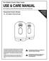 USE & CARE MANUAL. Non-Metallic Electric Water Heater. Residential Electric Models Gallon Point-of-Use