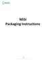 NSSI Packaging Instructions