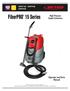 FiberPRO. 15 Series. High Pressure Carpet Extractors. Operator and Parts Manual E E E
