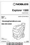 Explorer CleaningPartsDirect.com Carpet Extractor. Operator and Parts Manual. Home Find... Go To.. Model No.: Can.