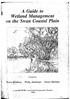Wetland Management. on the.. SWan. CoaStal.. Plain. ,. A Guide~ to. \ ', -=-- - ~orm ~dfr~y ~ Philip_Jennings -Owen Nichols.