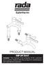 Safetherm PRODUCT MANUAL
