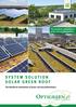 SYSTEM SOLUTION SOLAR GREEN ROOF. The beneficial combination of green roof and photovoltaics