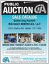 AUCTION SALE CATALOG. Online Only Auction RAVAGO AMERICAS, LLC Mathis Rd., Waller, TX BIDDING ENDS: THURSDAY, AUGUST 2, :00 AM