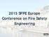 2015 SFPE Europe Conference on Fire Safety Engineering