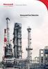 Industrial Safety. Honeywell Gas Detection Product Overview