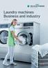 Laundry machines Business and industry 2016