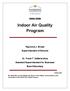 Indoor Air Quality Program