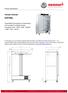 ICH750L. Climate Chamber. Product specification