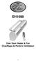 EH1688. Over Door Heater & Fan Chauffage de Porte & Ventilateur