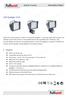 LED Spotlight 15 W. Information Sheet. Features. ISALUX 15 series