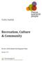 Recreation, Culture & Community
