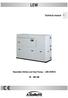 Reversible Chillers and Heat Pumps - LEW SERIES kw