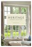 HERITAGE WINDOW COLLECTION BY DECEUNINCK