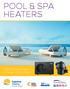 POOL & SPA HEATERS THE EFFICIENT WAY TO HEAT YOUR POOL