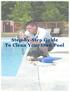 Step-by-Step Guide To Clean Your Own Pool