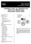 Installation, Start---up, Operating, and Service and Maintenance Instructions Series 130/D