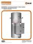 EHB Series. STONESTEEL Commercial Electric Water Heaters Individually Mounted Elements Vertical or Horizontal CEMLINE CORPORATION