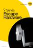 Y Series. Escape Hardware. An ASSA ABLOY Group brand